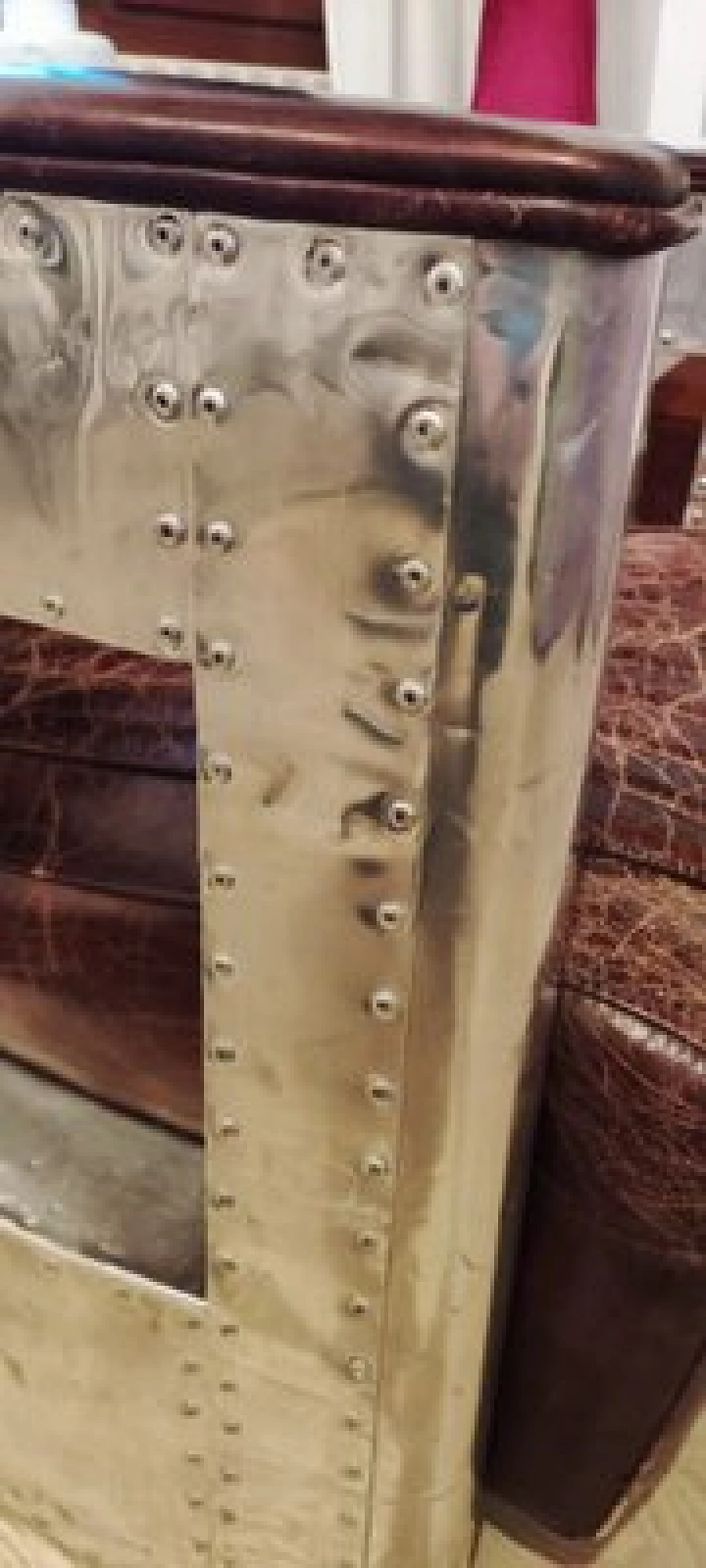 Poltrona Aviator in pelle e acciaio cromato, anni '80 8