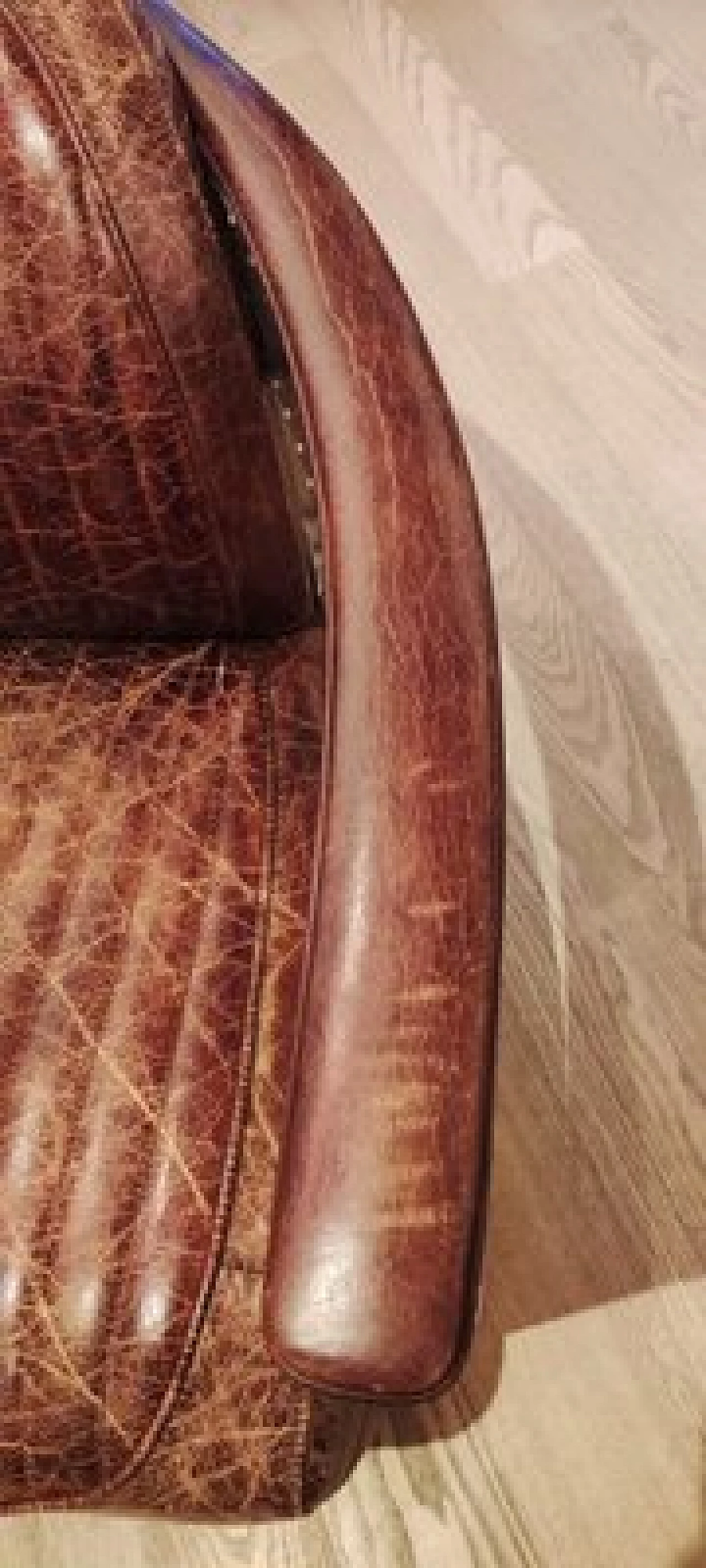 Poltrona Aviator in pelle e acciaio cromato, anni '80 12