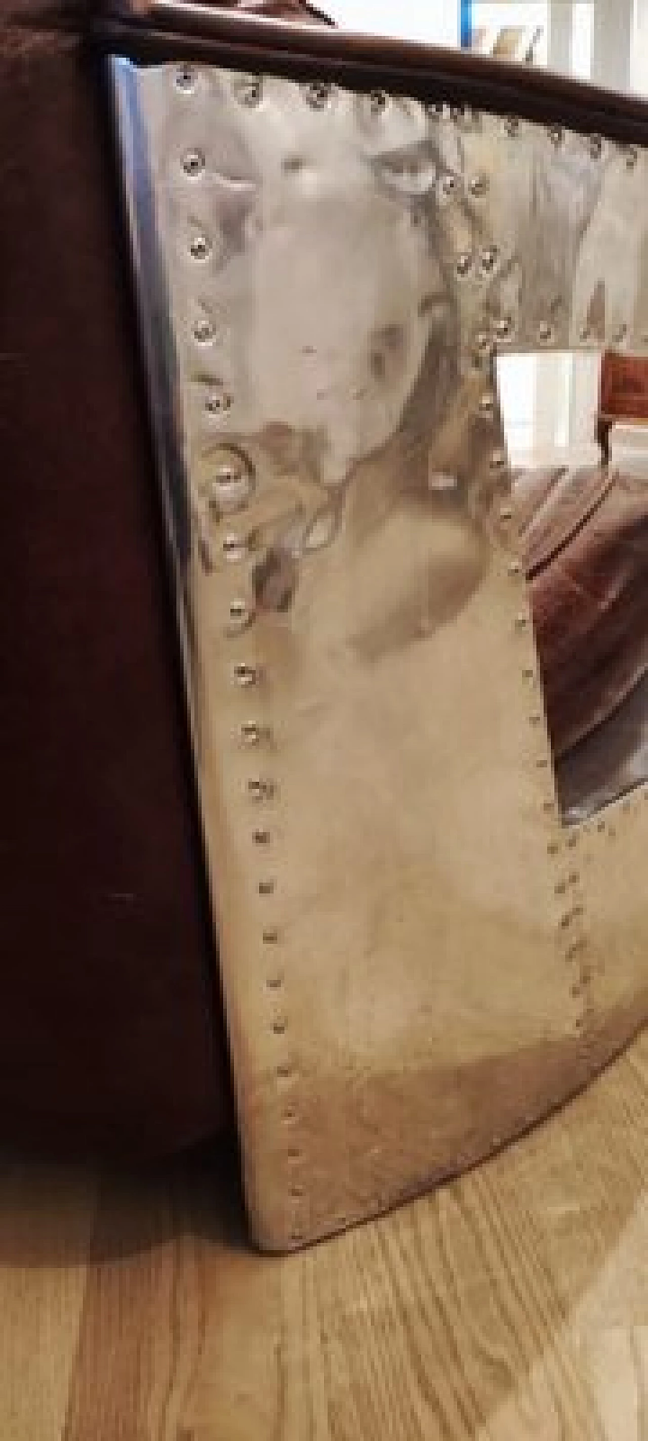 Poltrona Aviator in pelle e acciaio cromato, anni '80 15
