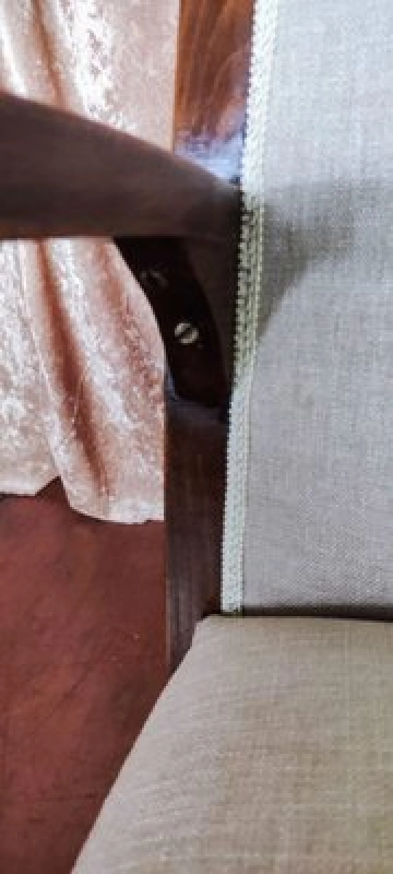 Coppia di poltrone Art Nouveau in faggio e tessuto bianco, fine '800 17