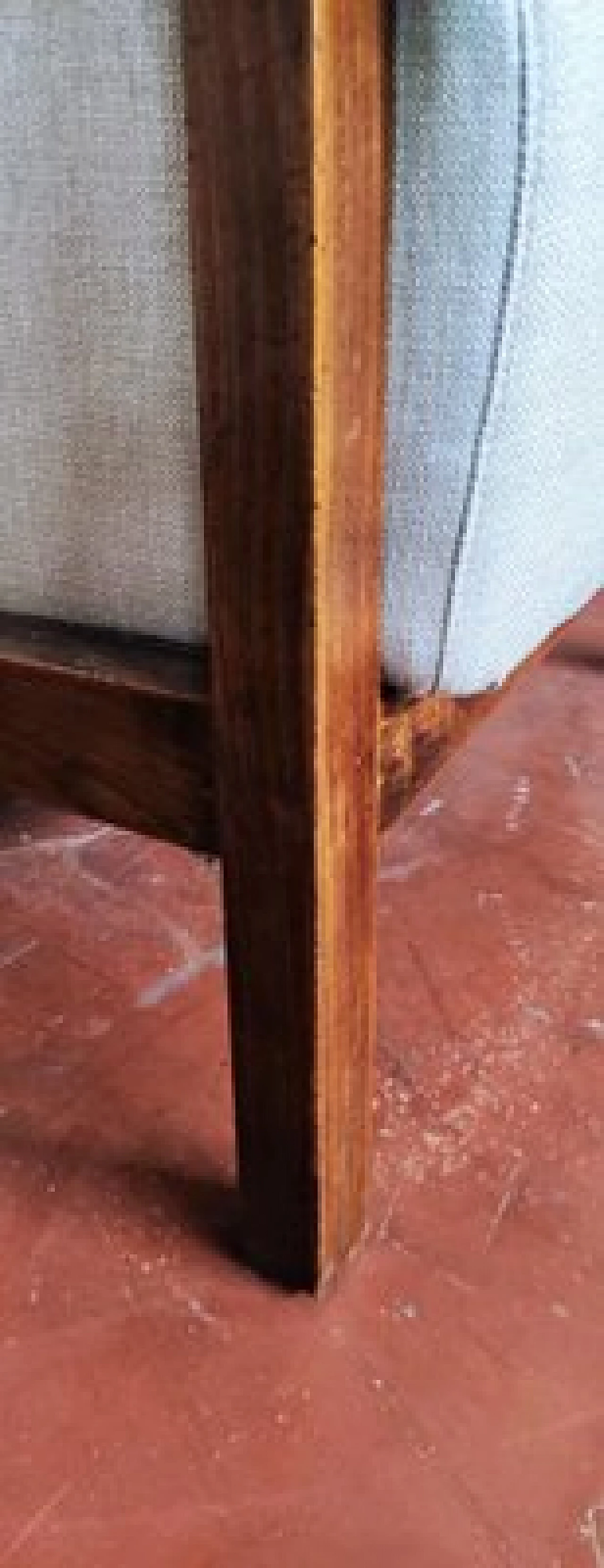 Coppia di poltrone Art Nouveau in faggio e tessuto bianco, fine '800 21