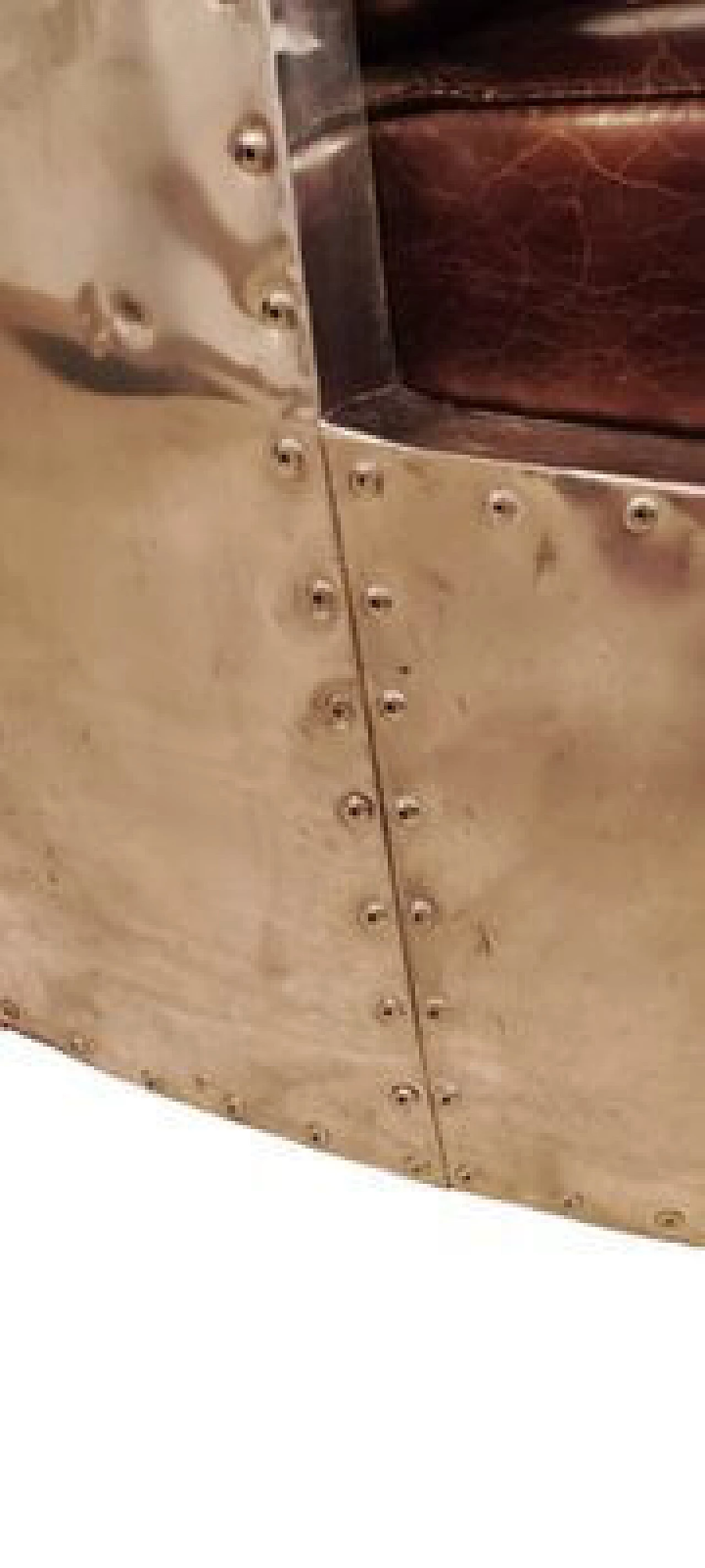 Poltrona Aviator in pelle e acciaio cromato, anni '80 22