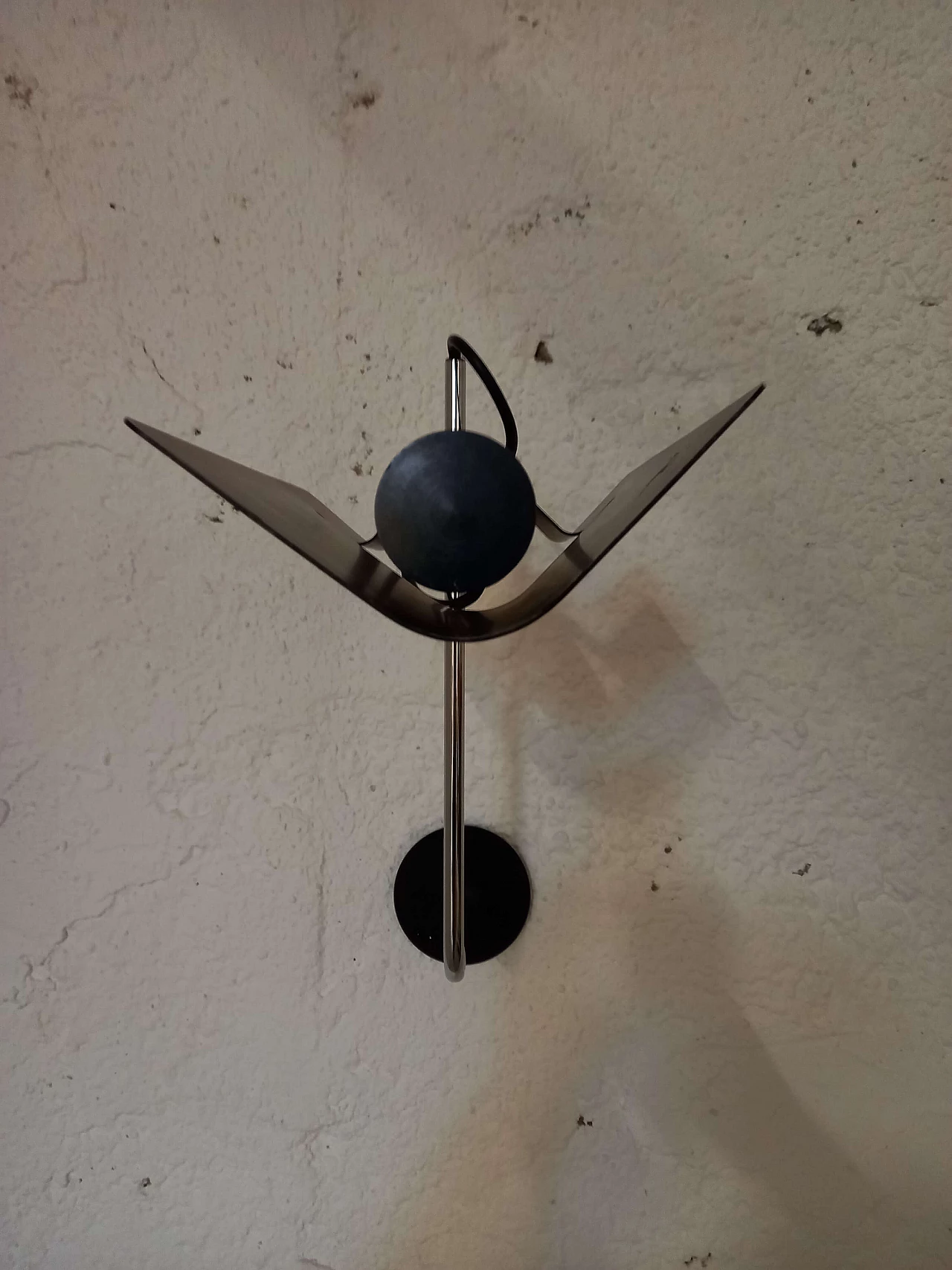 Applique in metallo nello stile di Oluce, anni '70 10