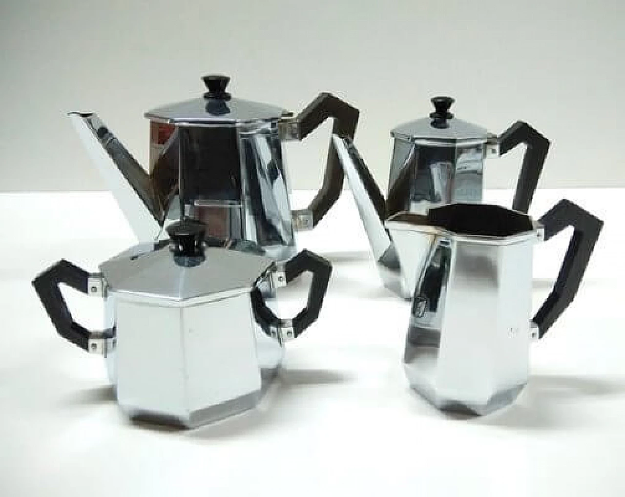 Octagonal tea set by Alessi, 1930s 2