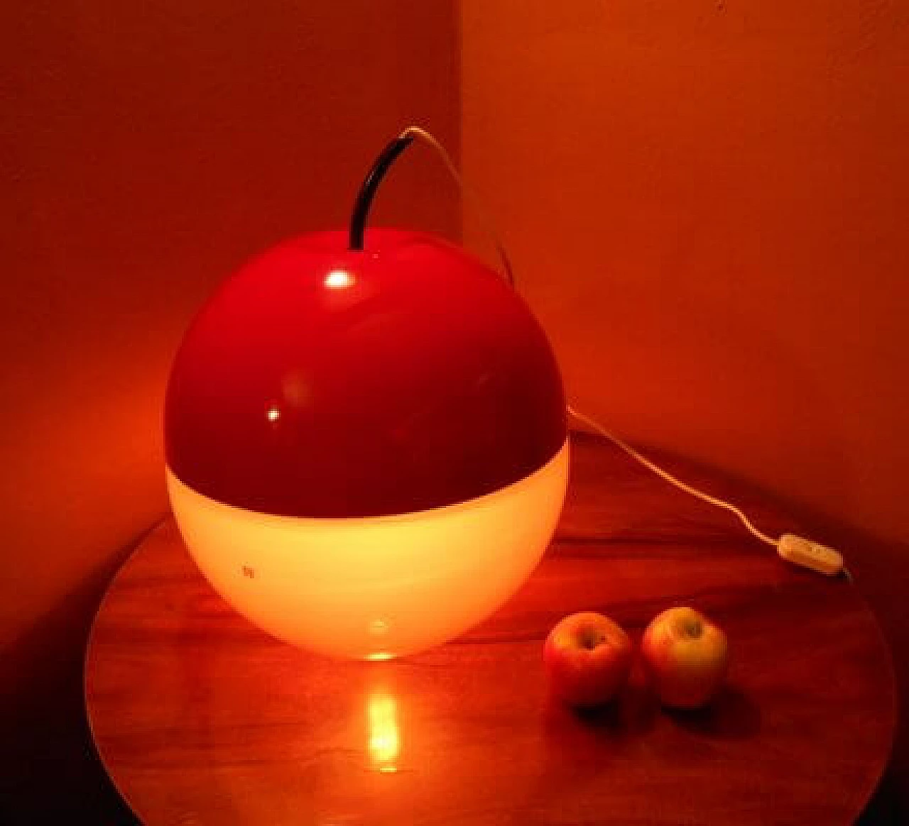 Big Apple table lamp by Selenova, 1960s 4