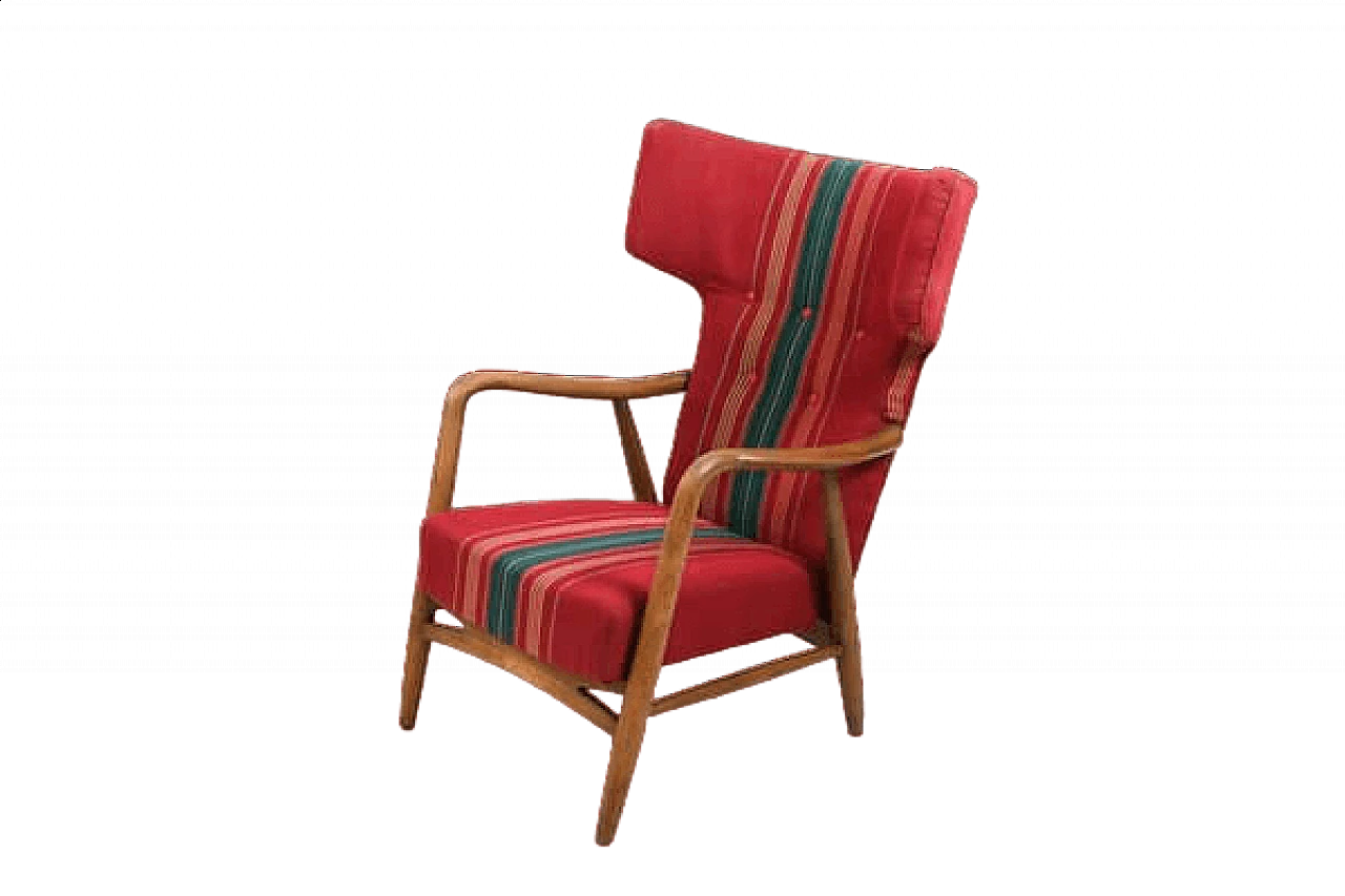 Poltrona Wingback di Eva & Nils Koppel per Slagelse Møbelværk, 1947 14