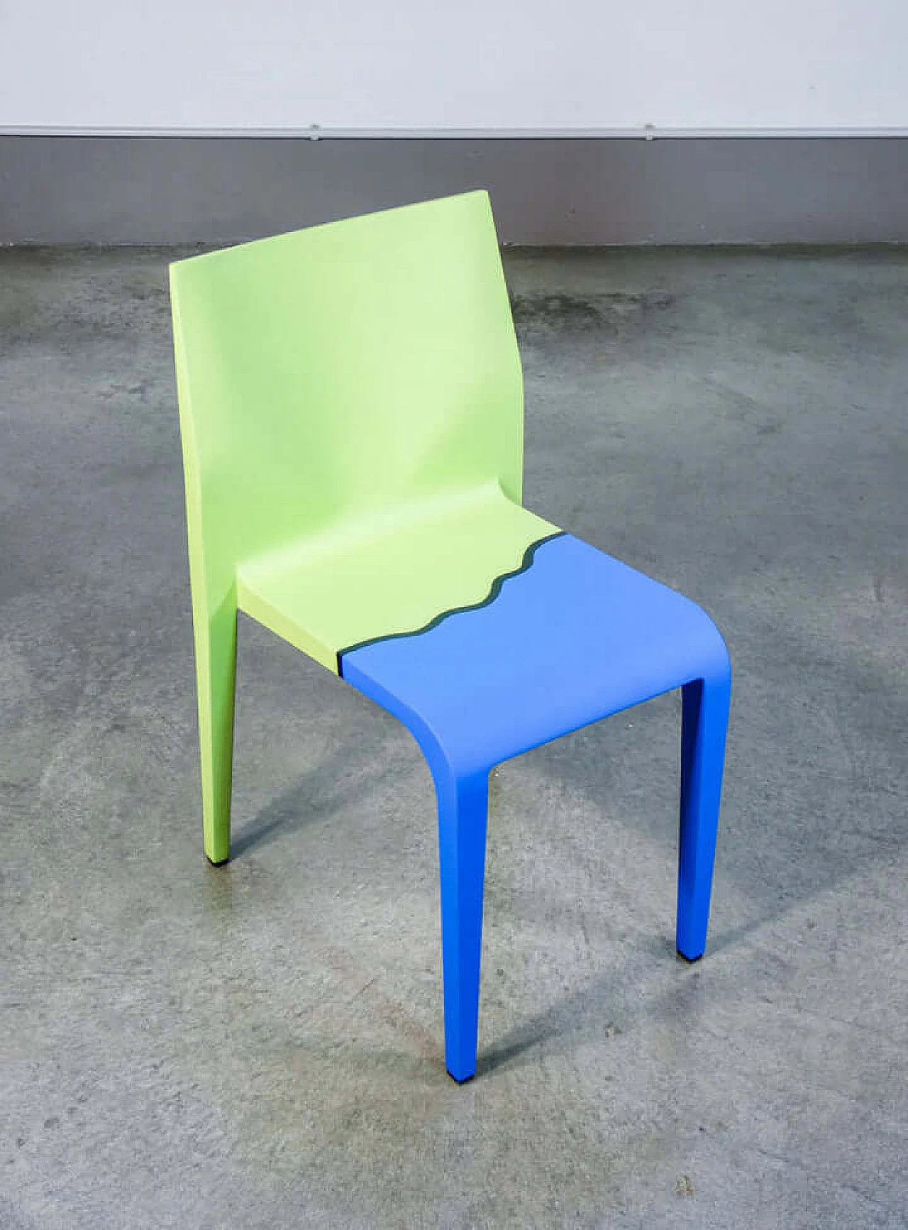 Laleggera 44 chair by Riccardo Blumer for Alias painted by Michelangelo Pistoletto, 2009 1