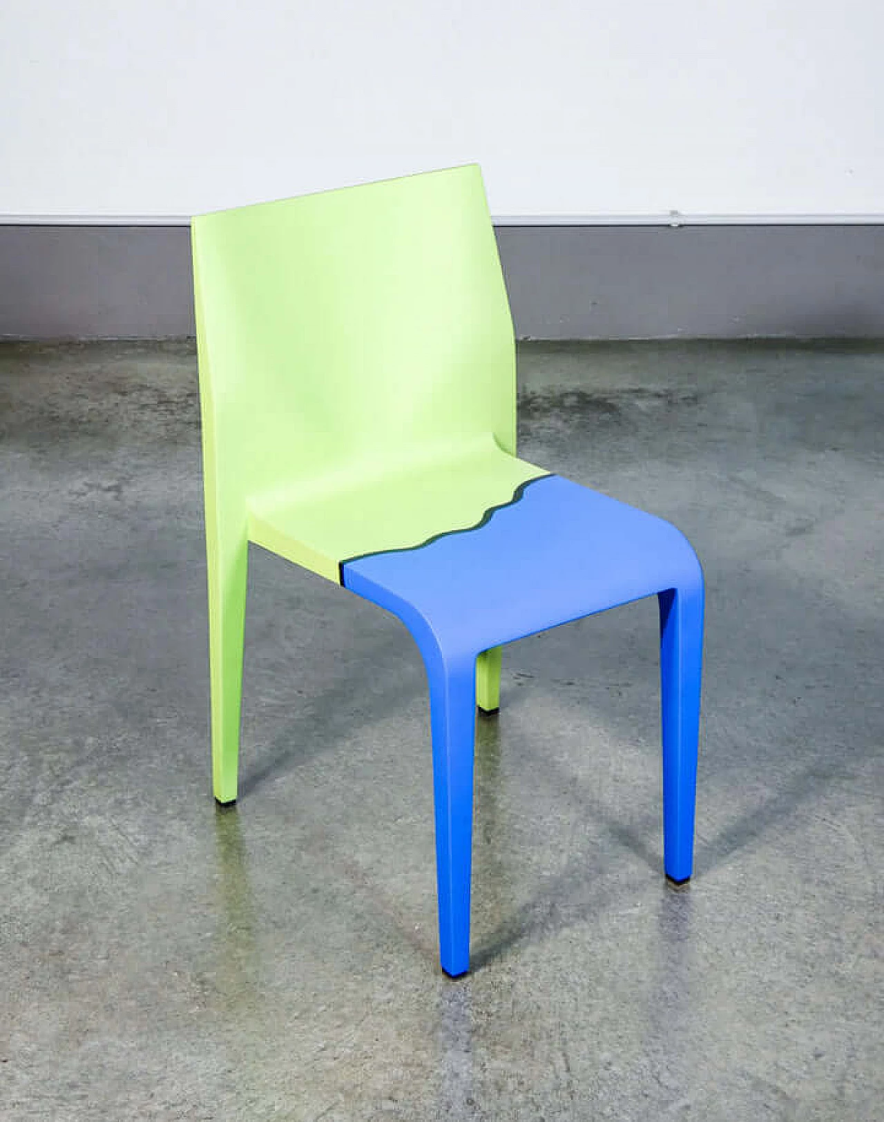 Laleggera 44 chair by Riccardo Blumer for Alias painted by Michelangelo Pistoletto, 2009 2