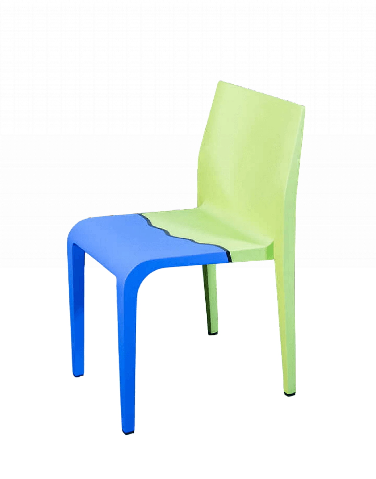 Laleggera 44 chair by Riccardo Blumer for Alias painted by Michelangelo Pistoletto, 2009 11