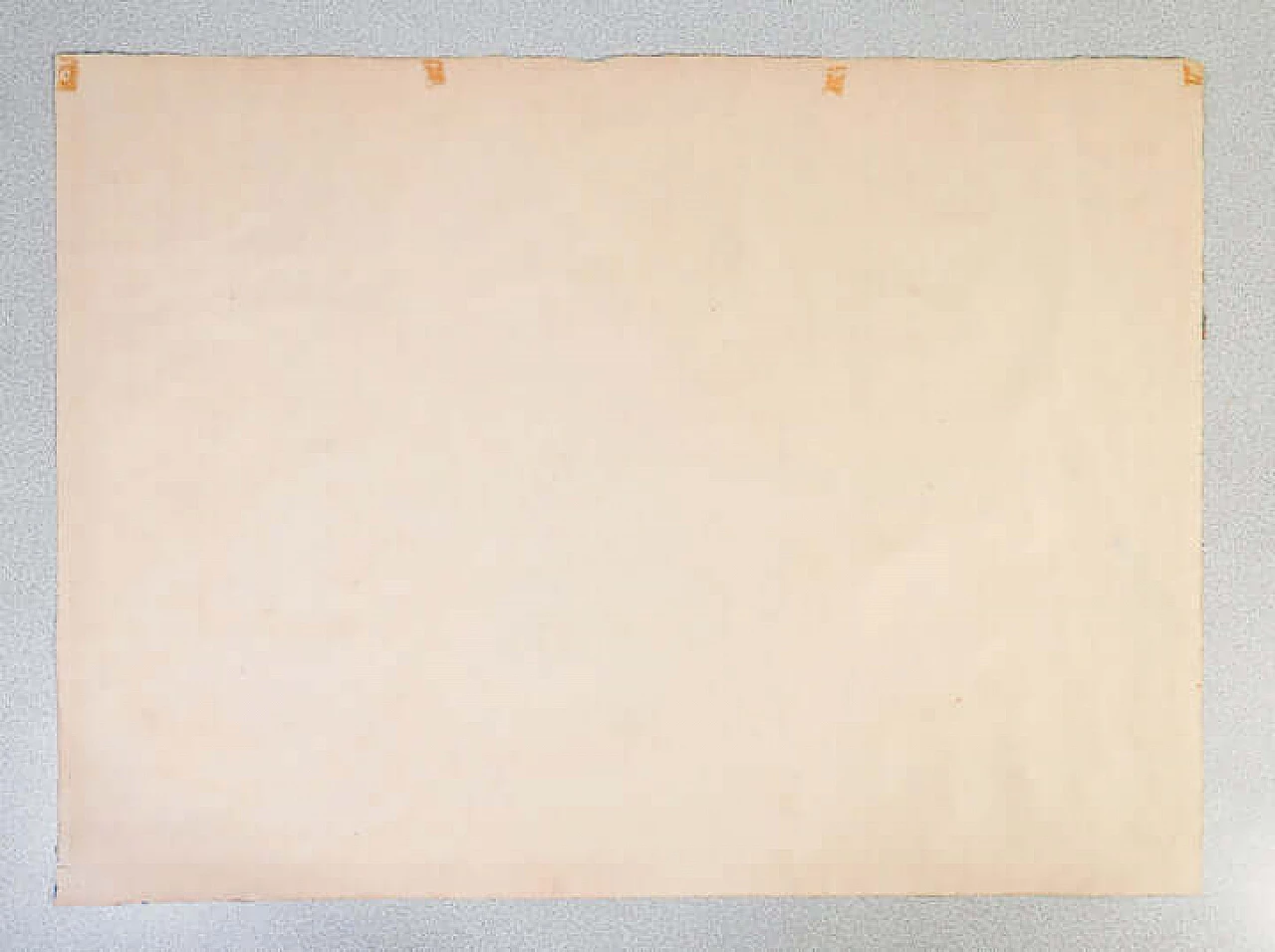 Enrico Paulucci, Marina, dipinto a tempera su carta, anni '60 10