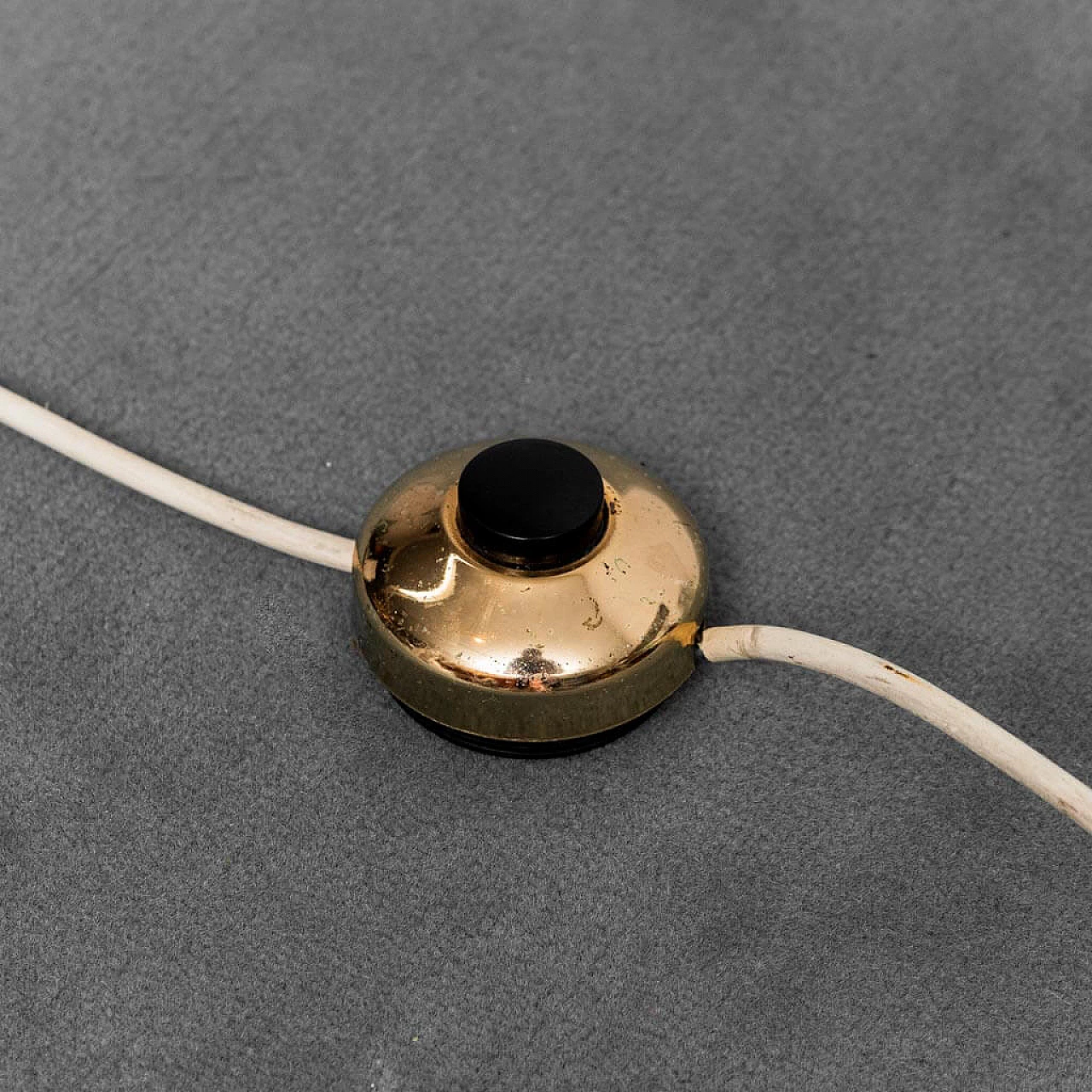 Three-light metal floor lamp, 1970s 5