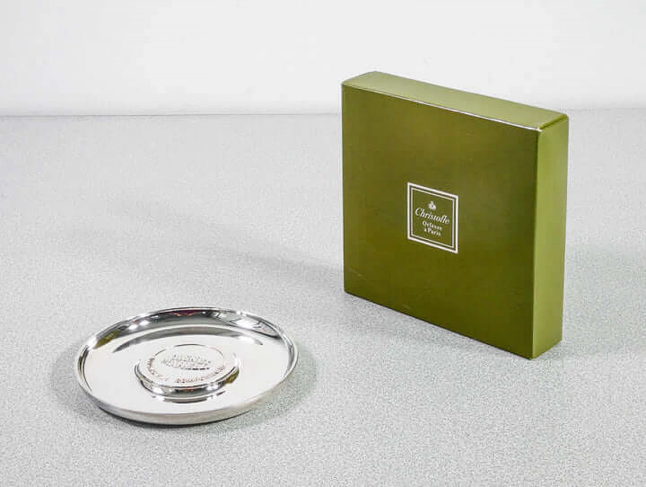 Ashtray by Christofle for Magneti Marelli, 1980s 1