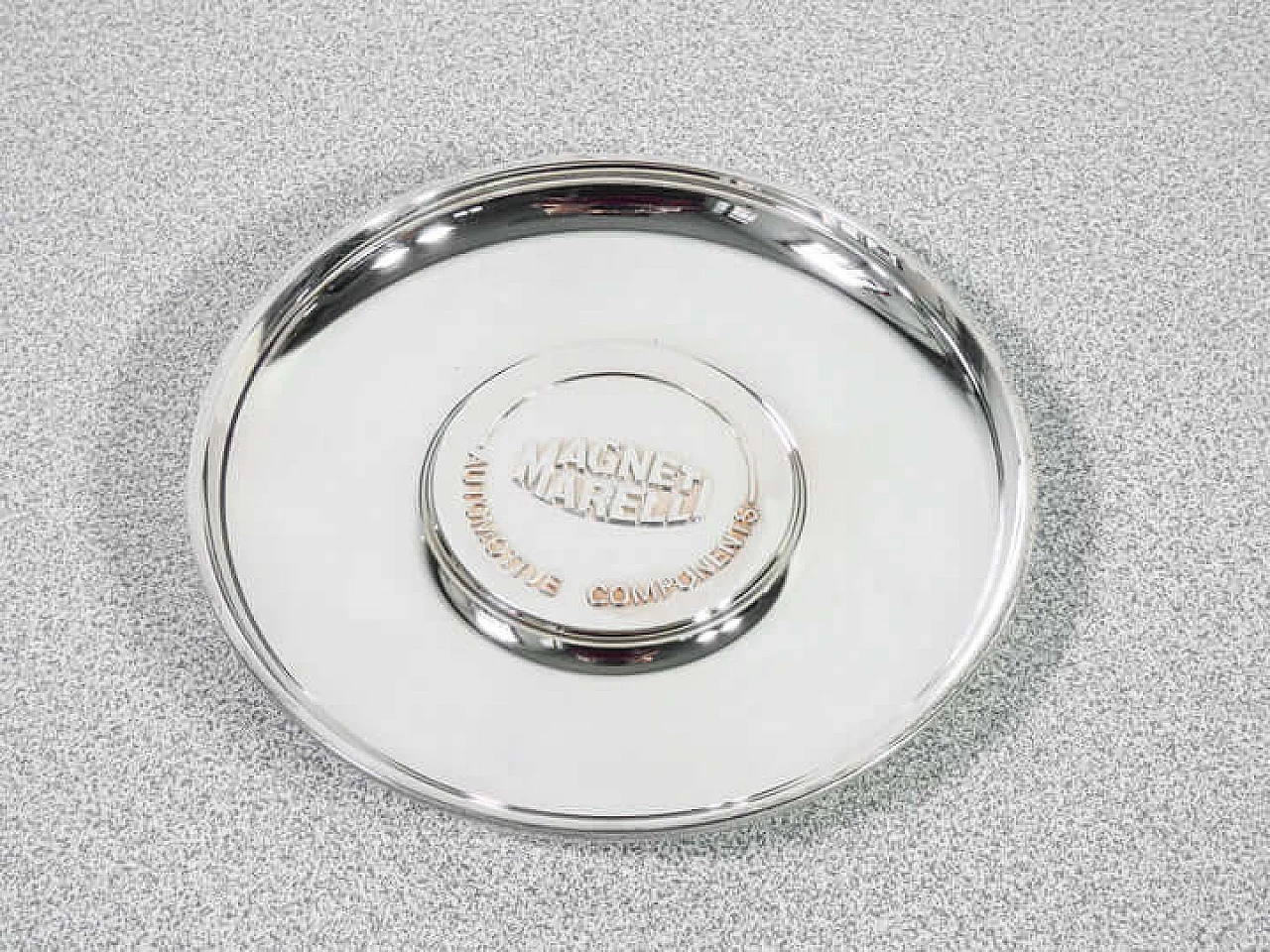 Ashtray by Christofle for Magneti Marelli, 1980s 2
