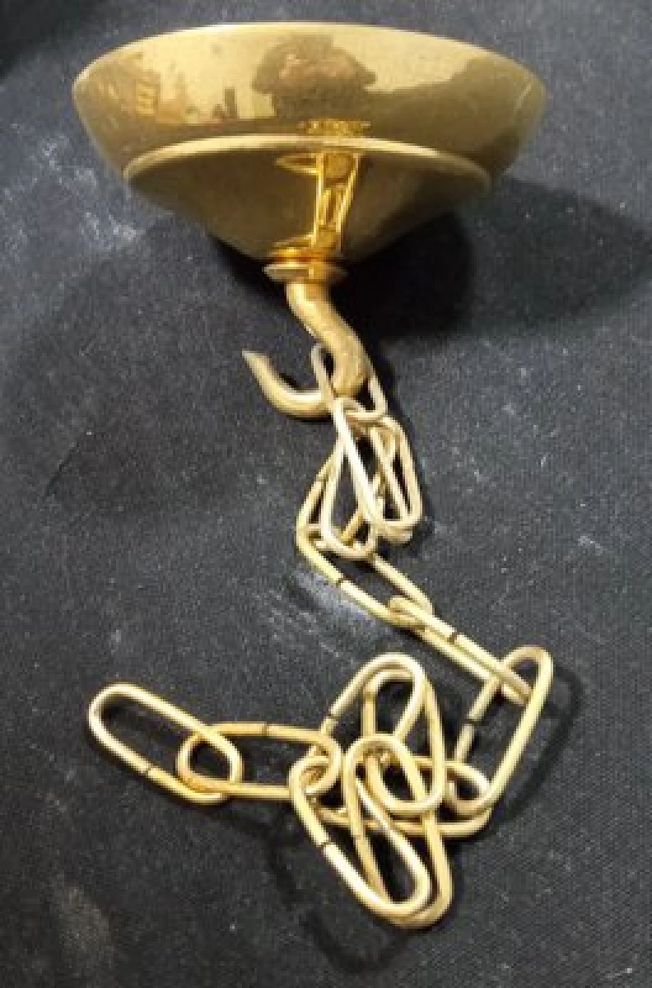 Six-light Murano glass chandelier attributed to Archimede Seguso, 1980s 13