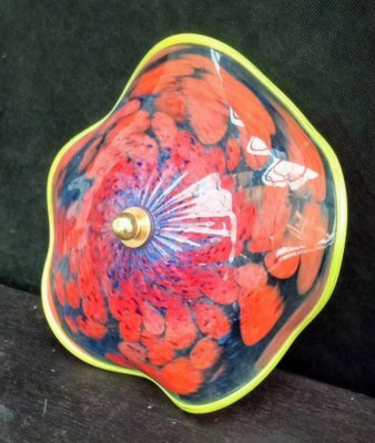 Murano glass wall sconce with Murrine, 1980s 5