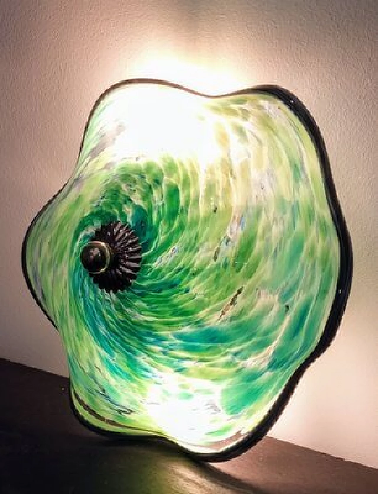 Murano glass wall sconce with Murrine, 1980s 13