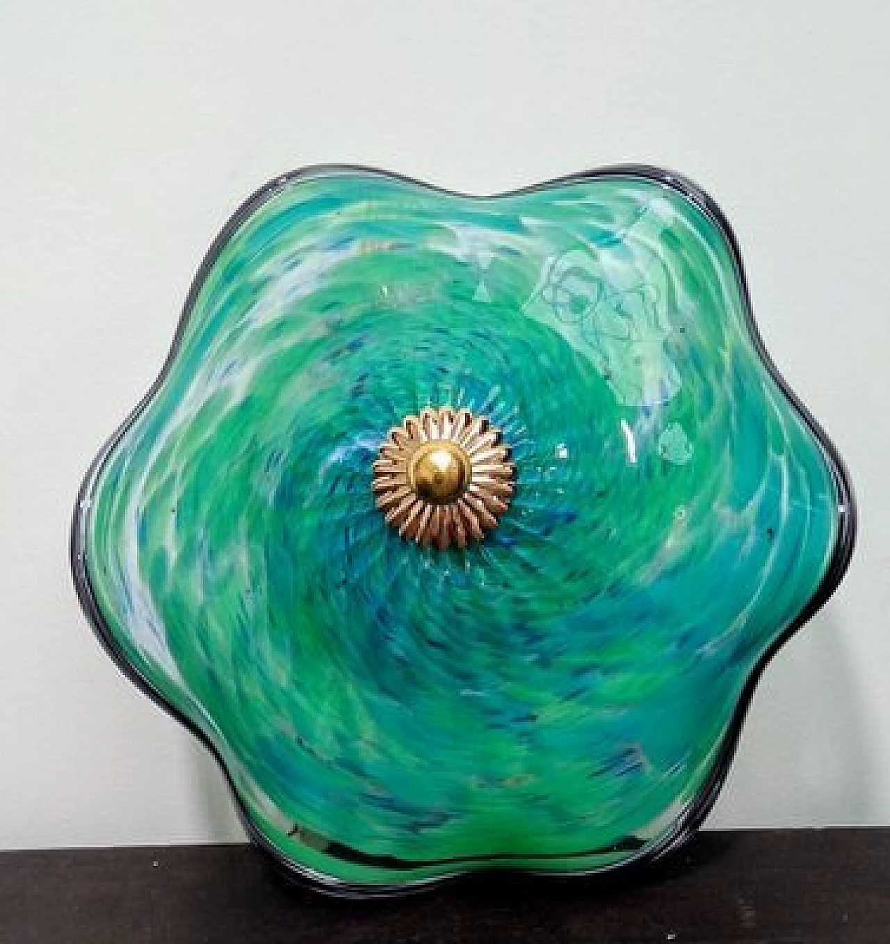 Murano glass wall sconce with Murrine, 1980s 16