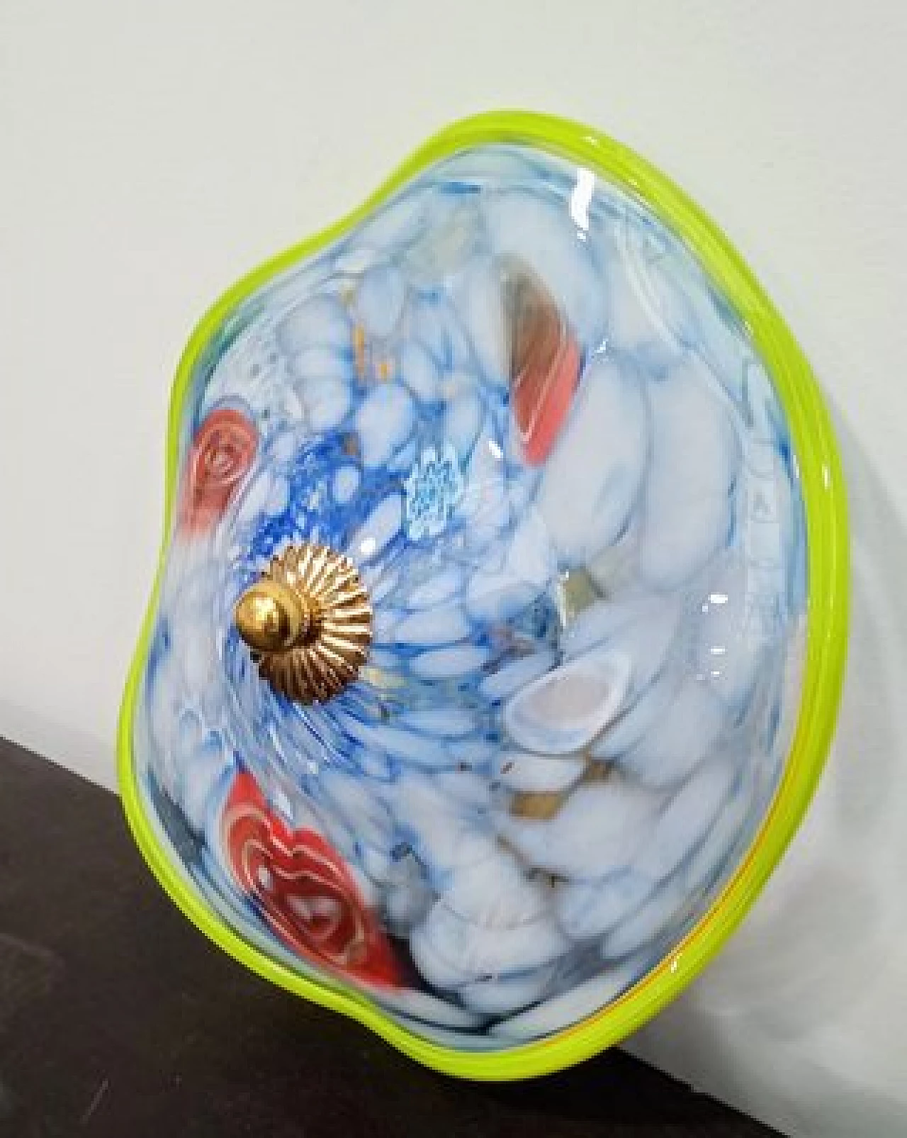 Murano glass wall sconce with Murrine, 1980s 19