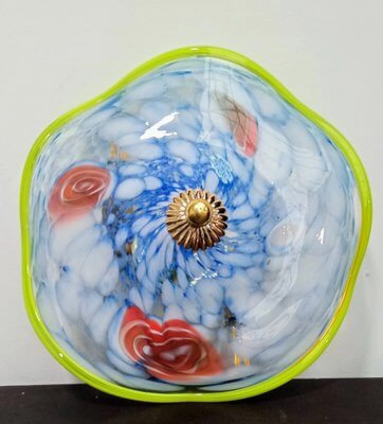 Murano glass wall sconce with Murrine, 1980s 20