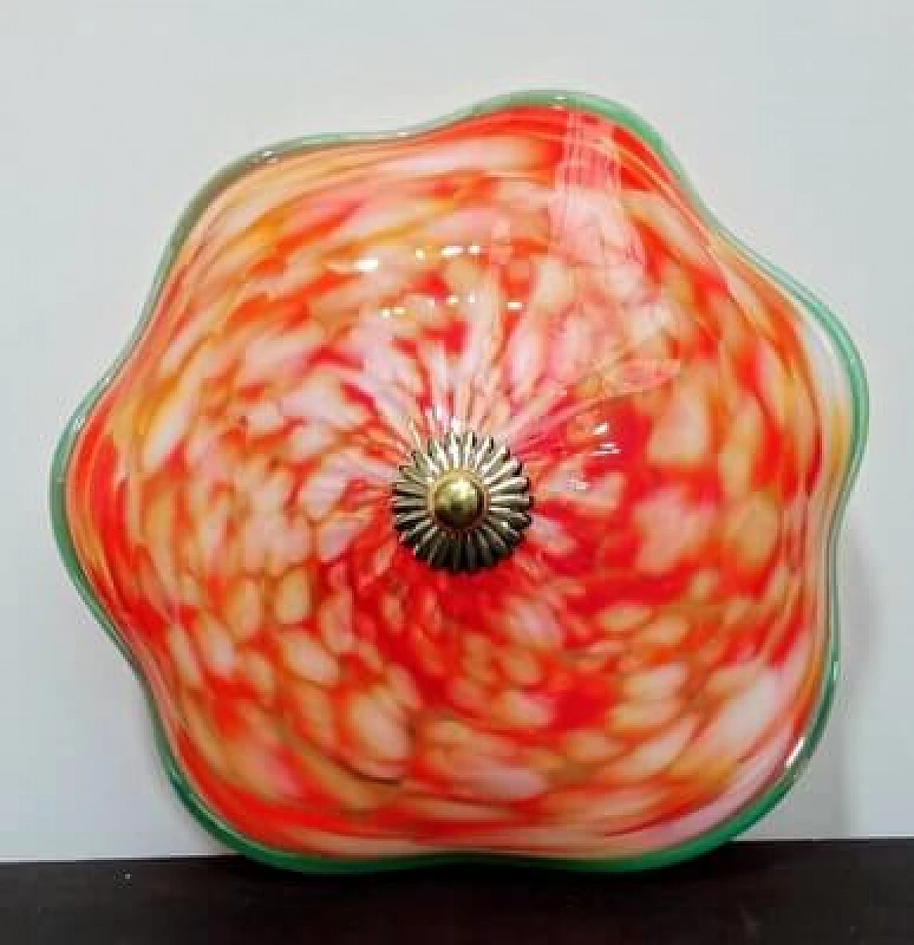 Murano glass wall sconce with Murrine, 1980s 24