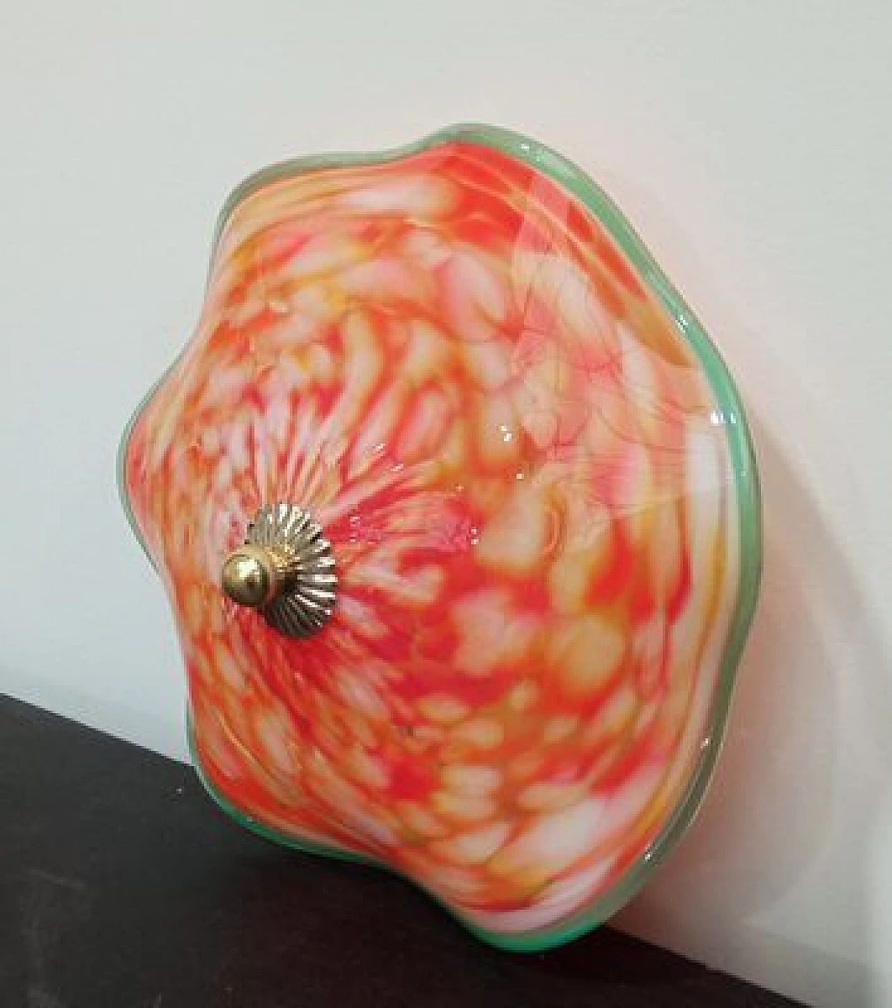 Murano glass wall sconce with Murrine, 1980s 26