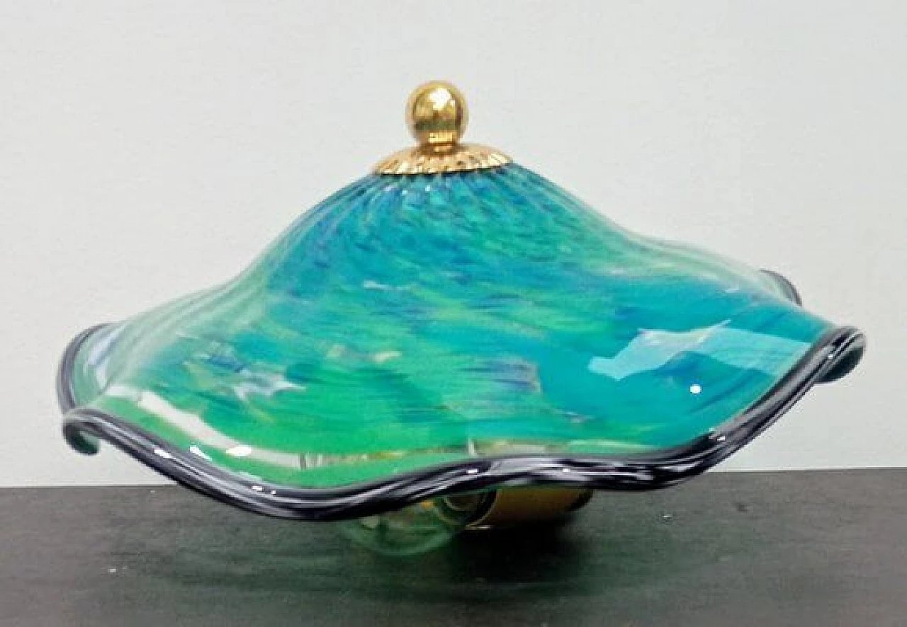 Murano glass wall sconce with Murrine, 1980s 32