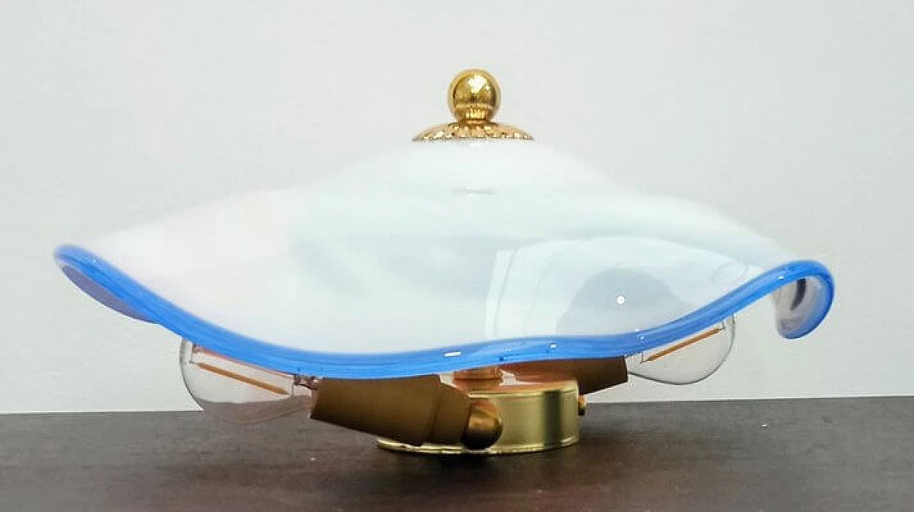 Murano glass wall sconce with Murrine, 1980s 33