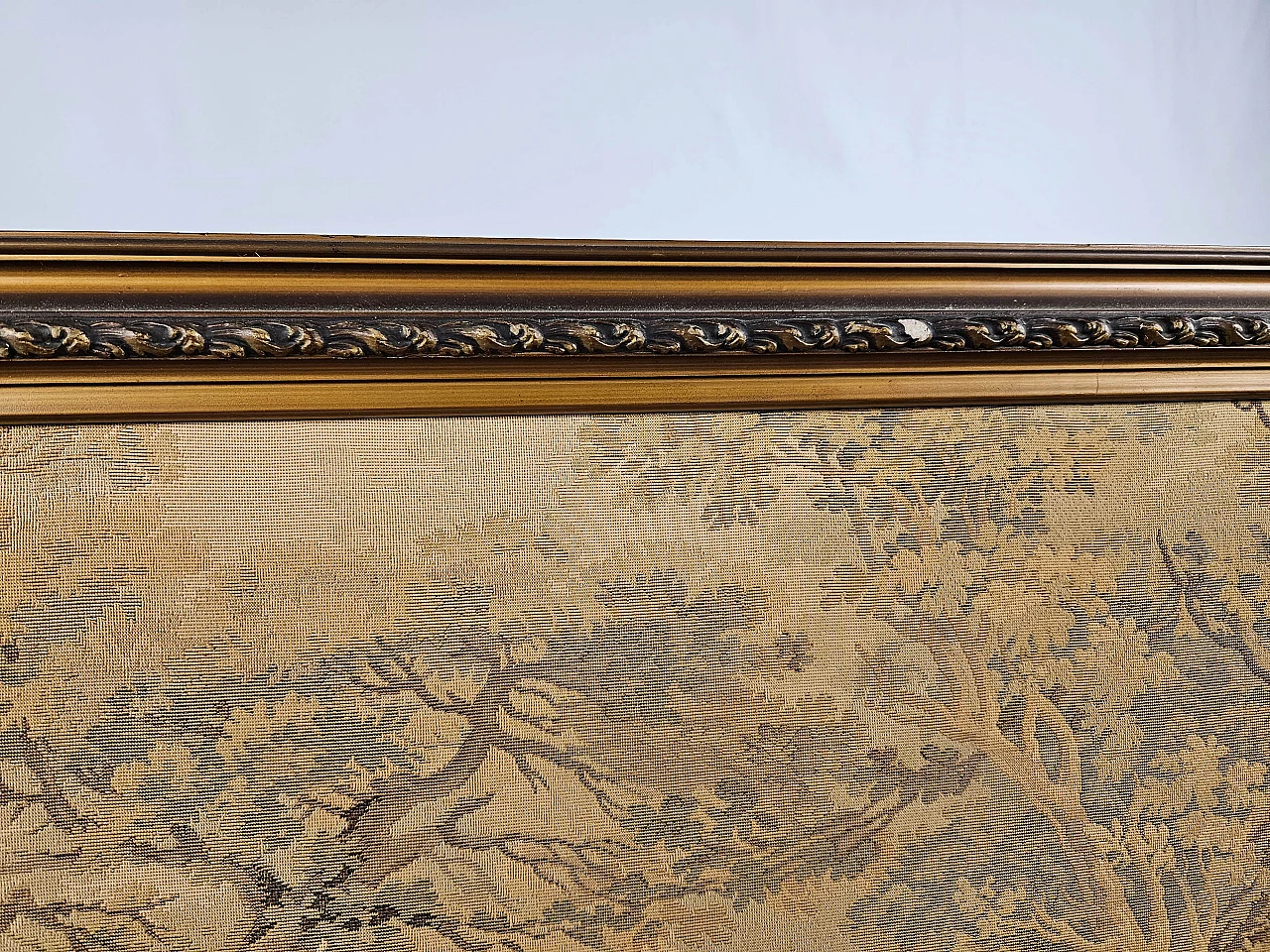 Embroidered tapestry with frame, early 20th century 13