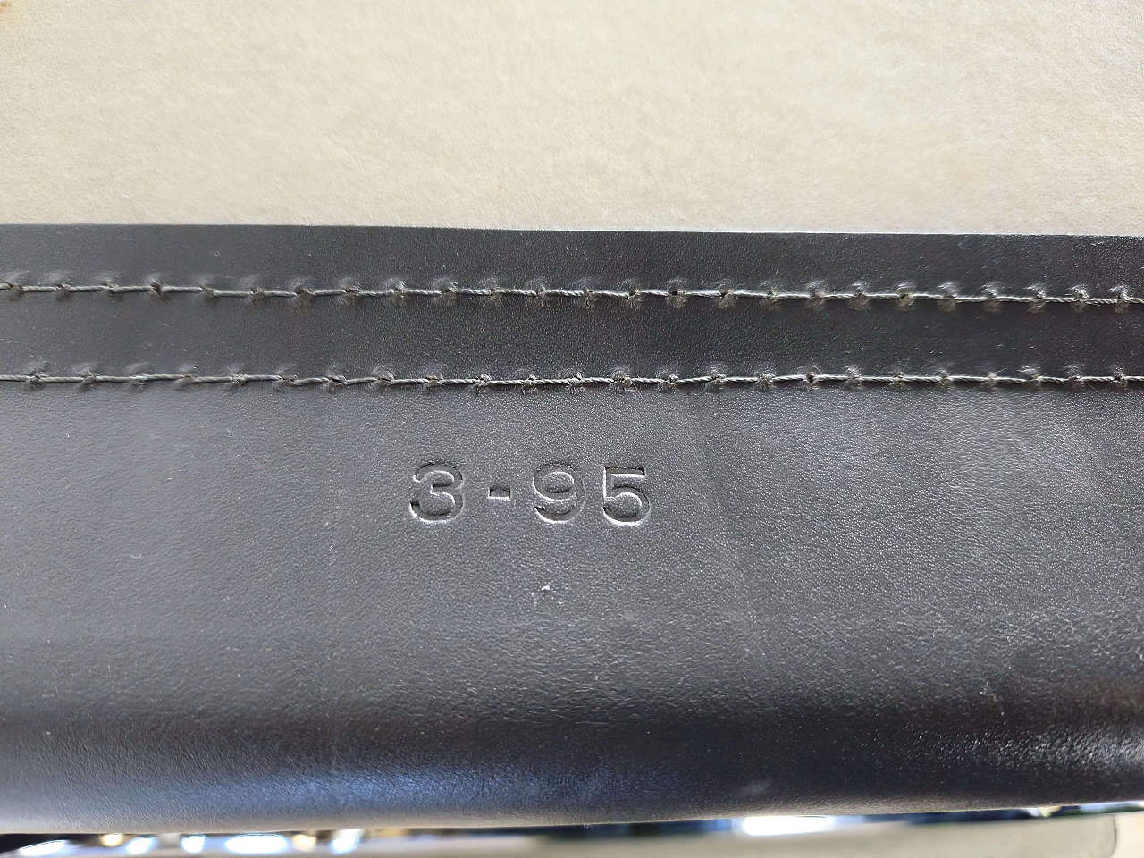 6 Poltrone stile Bauhaus in acciaio tubolare e pelle grigia, anni '70 26