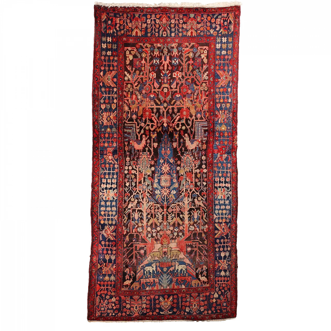 Iranian wool and cotton Malayer rug 1