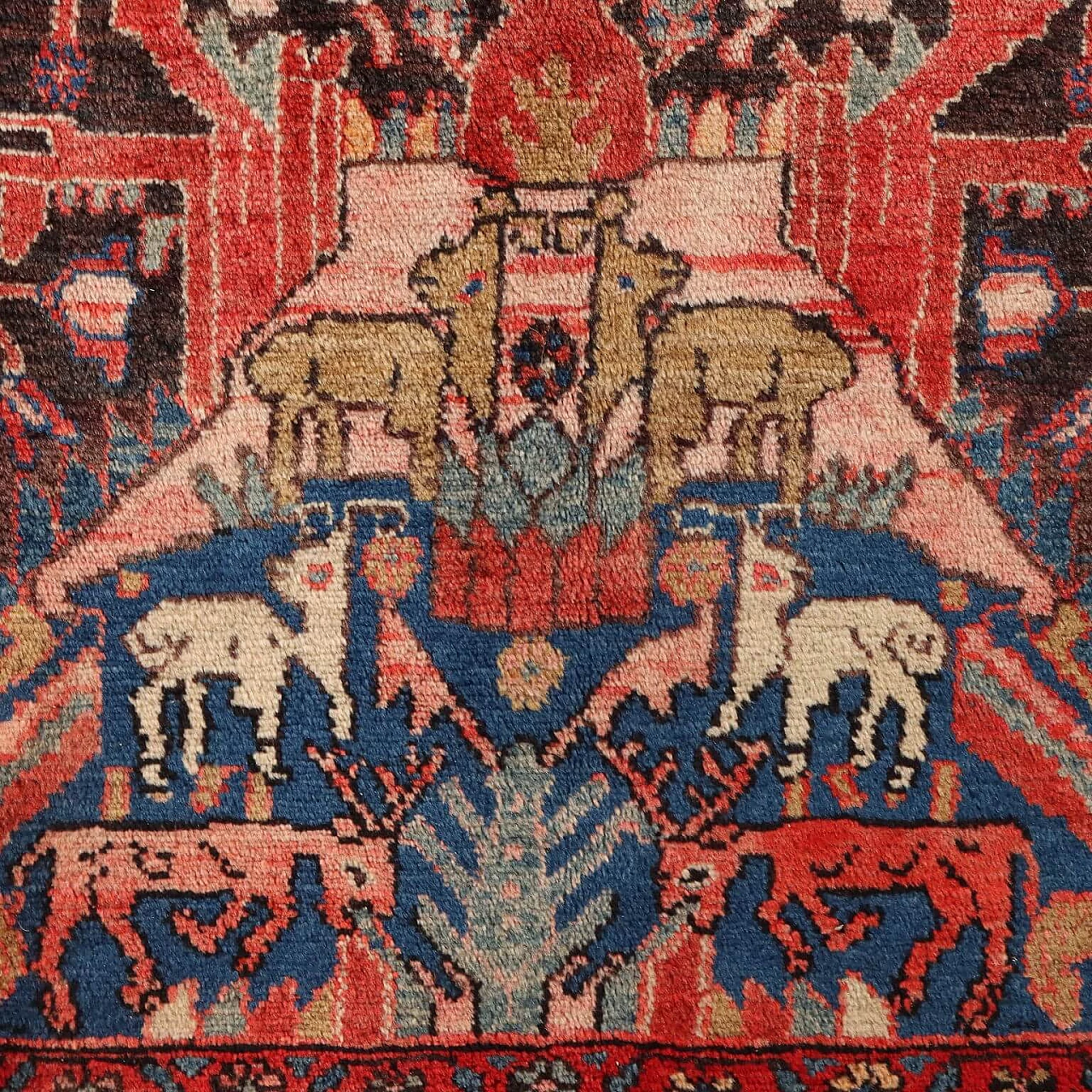 Iranian wool and cotton Malayer rug 3