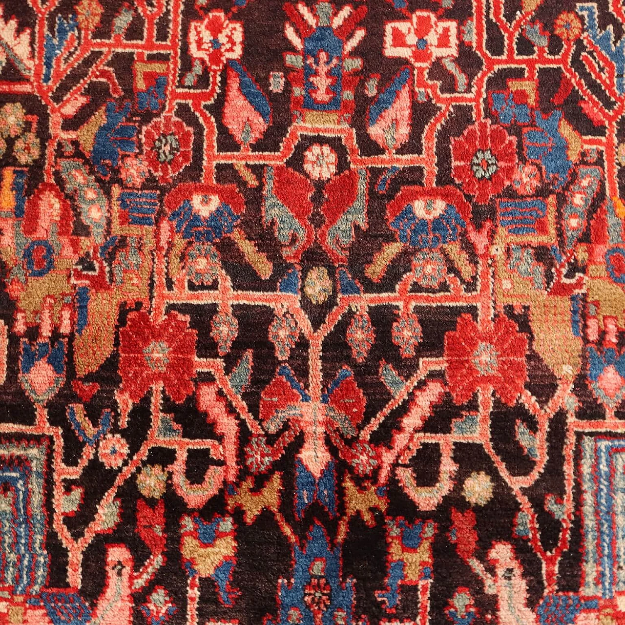 Iranian wool and cotton Malayer rug 5