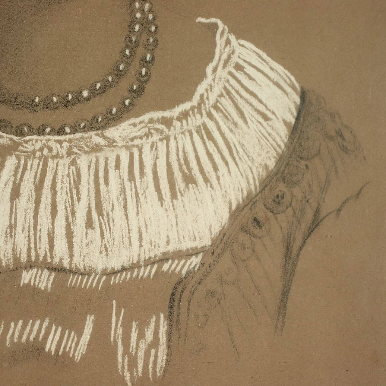 Ritratto di giovane donna, matita, carboncino e biacca su carta, 1858 5