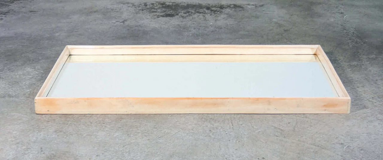 Specchiera con cornice in legno laccato nello stile di V. Valabrega, anni '40 4