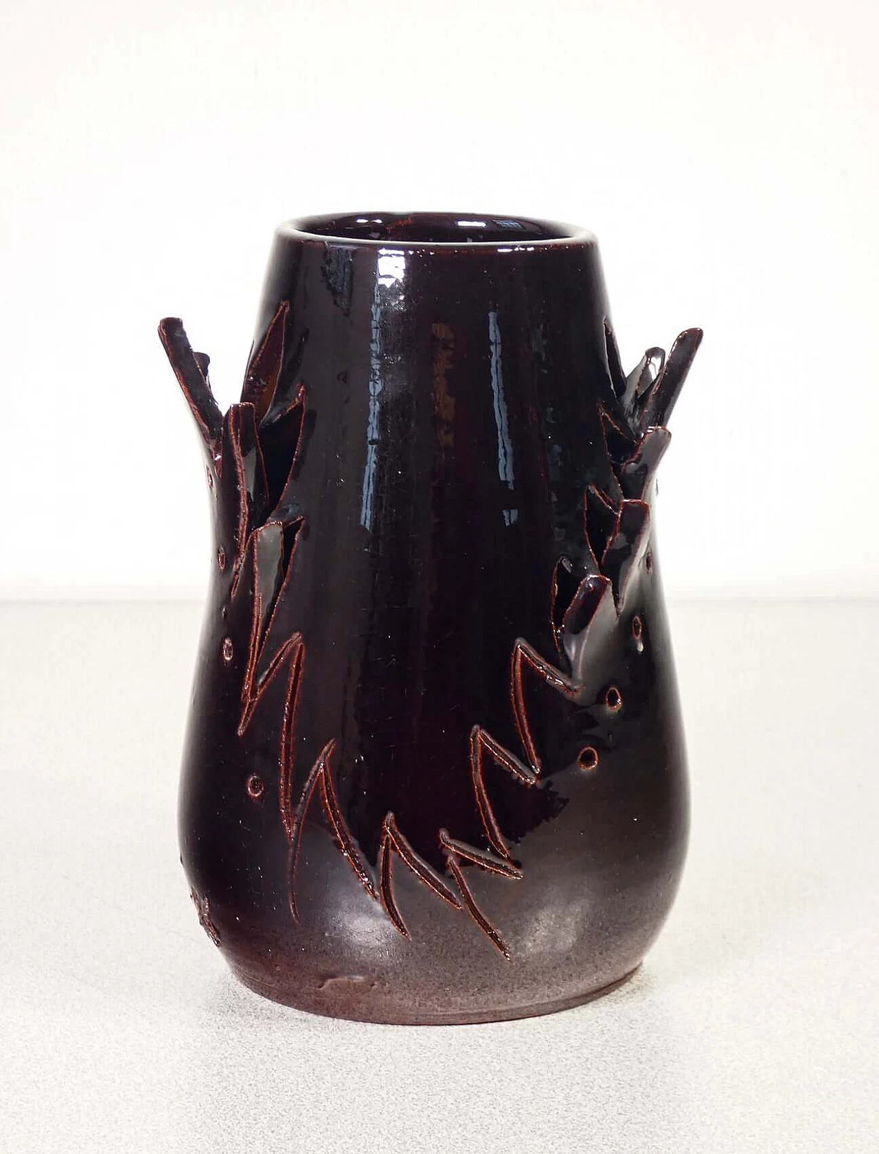 Vaso in ceramica di Marco Silombria per G.M.A. 1903, 1996 3