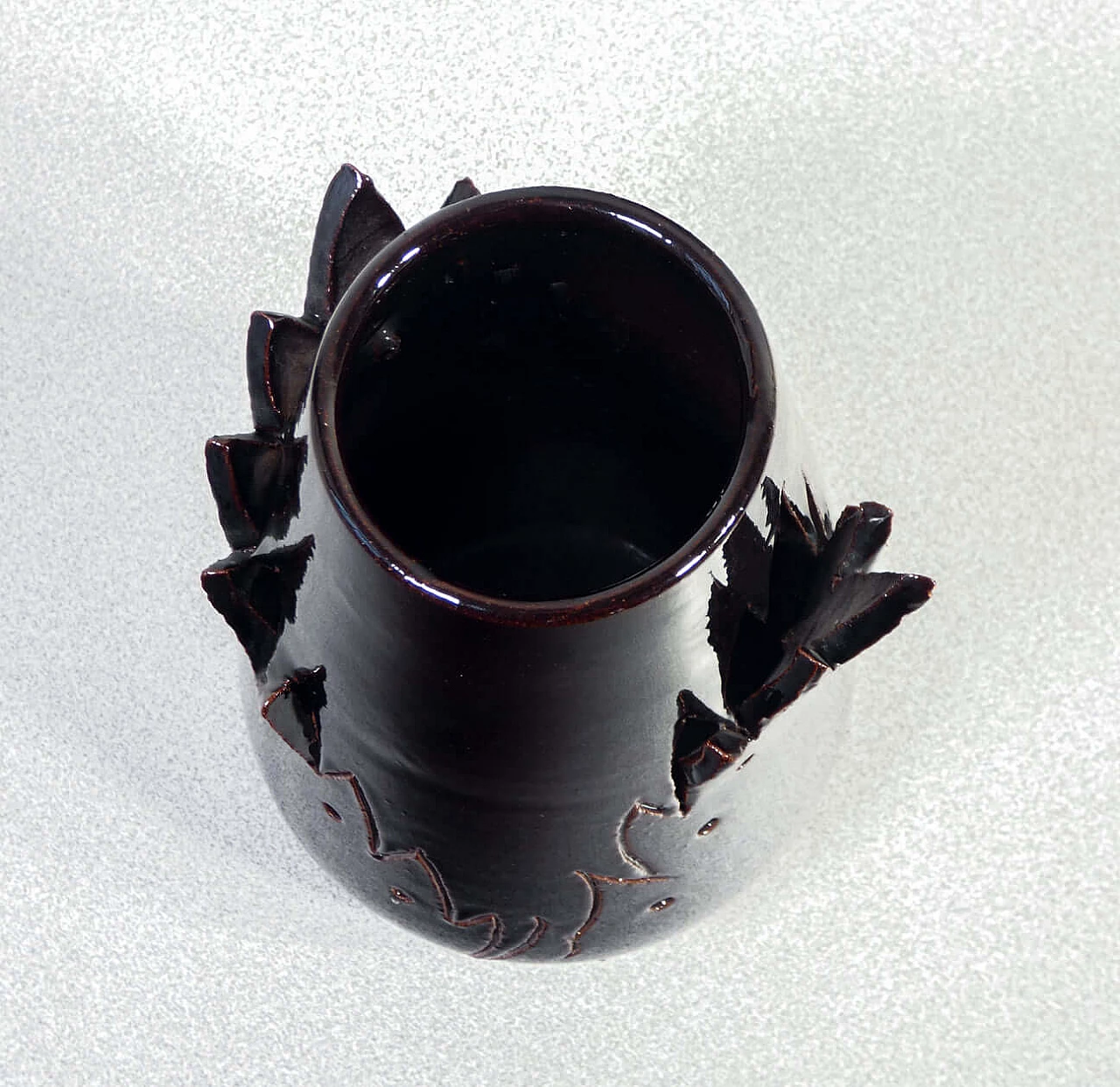 Vaso in ceramica di Marco Silombria per G.M.A. 1903, 1996 6