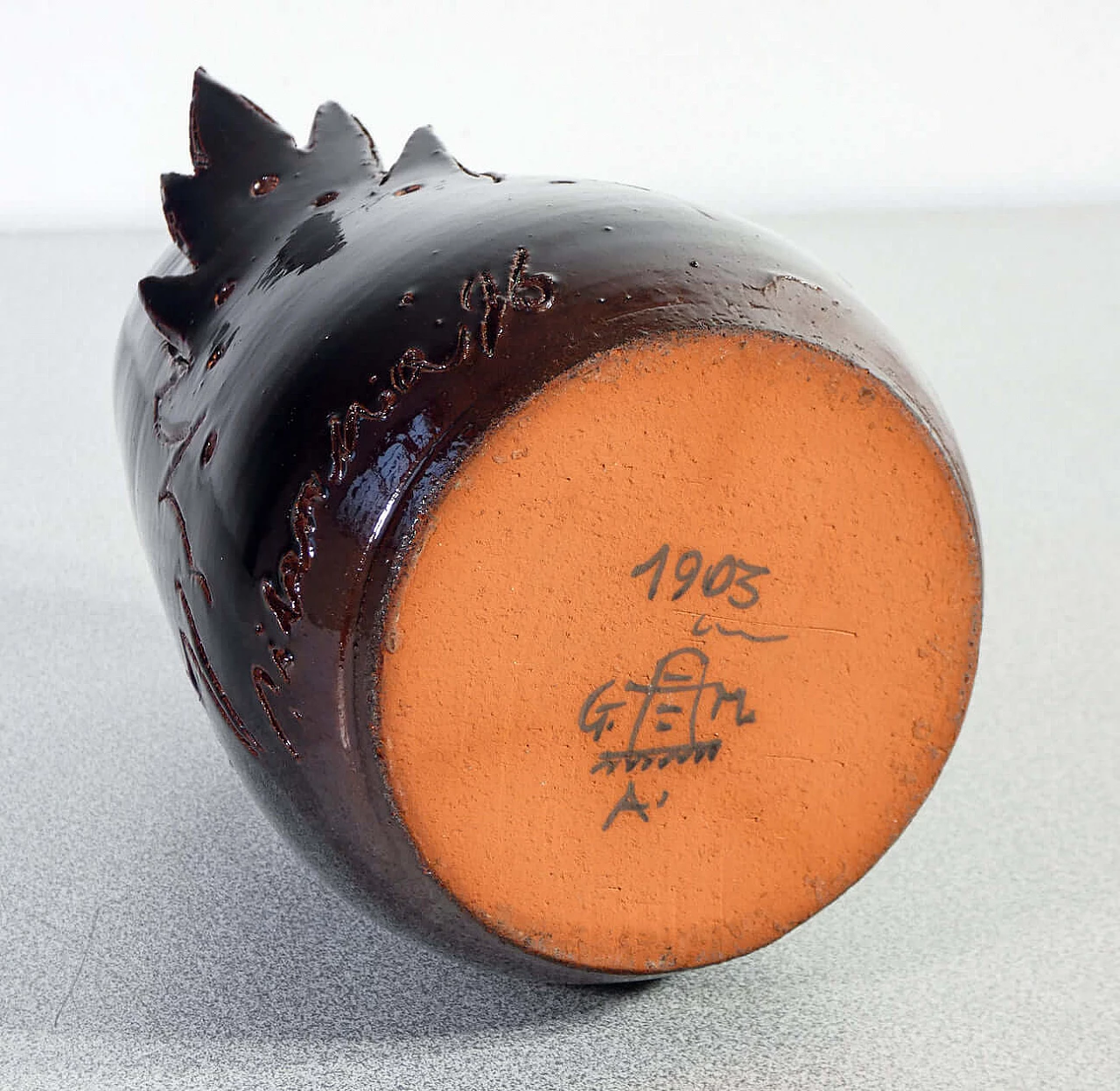 Ceramic vase by Marco Silombria for G.M.A. 1903, 1996 8