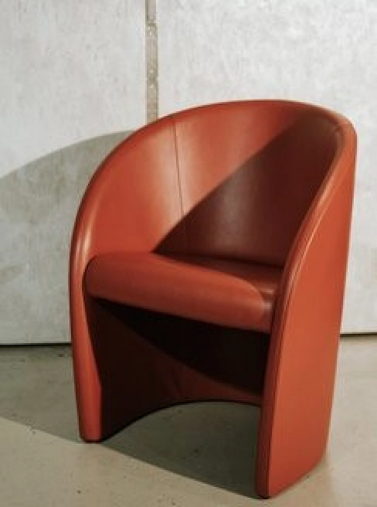 Intervista armchair by Massimo and Lella Vignelli for Poltrona Frau, 1989 16