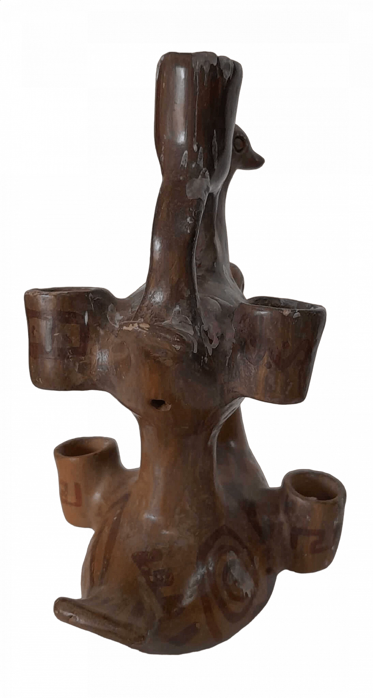 Sculptural ceramic candlestick by Heron Martinez Mendosa, 1920s 11