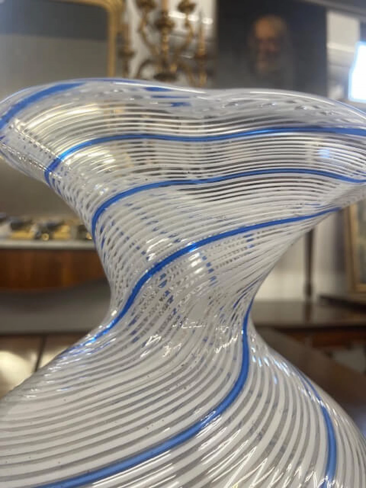 Coppia di vasi in vetro di Murano di Aureliano Toso, anni '60 3