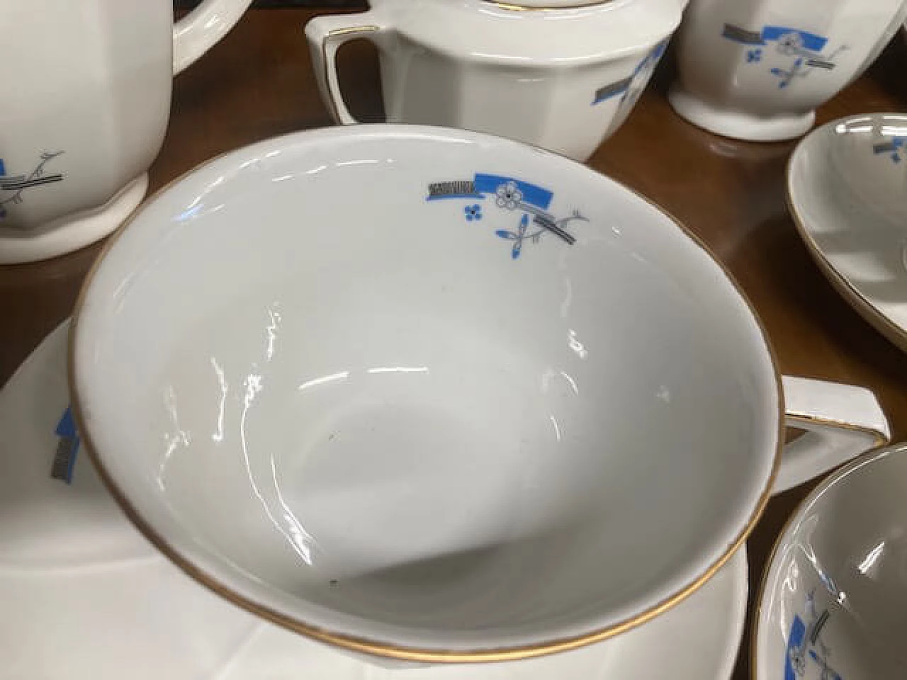Richard Ginori porcelain tea set, 1939 5