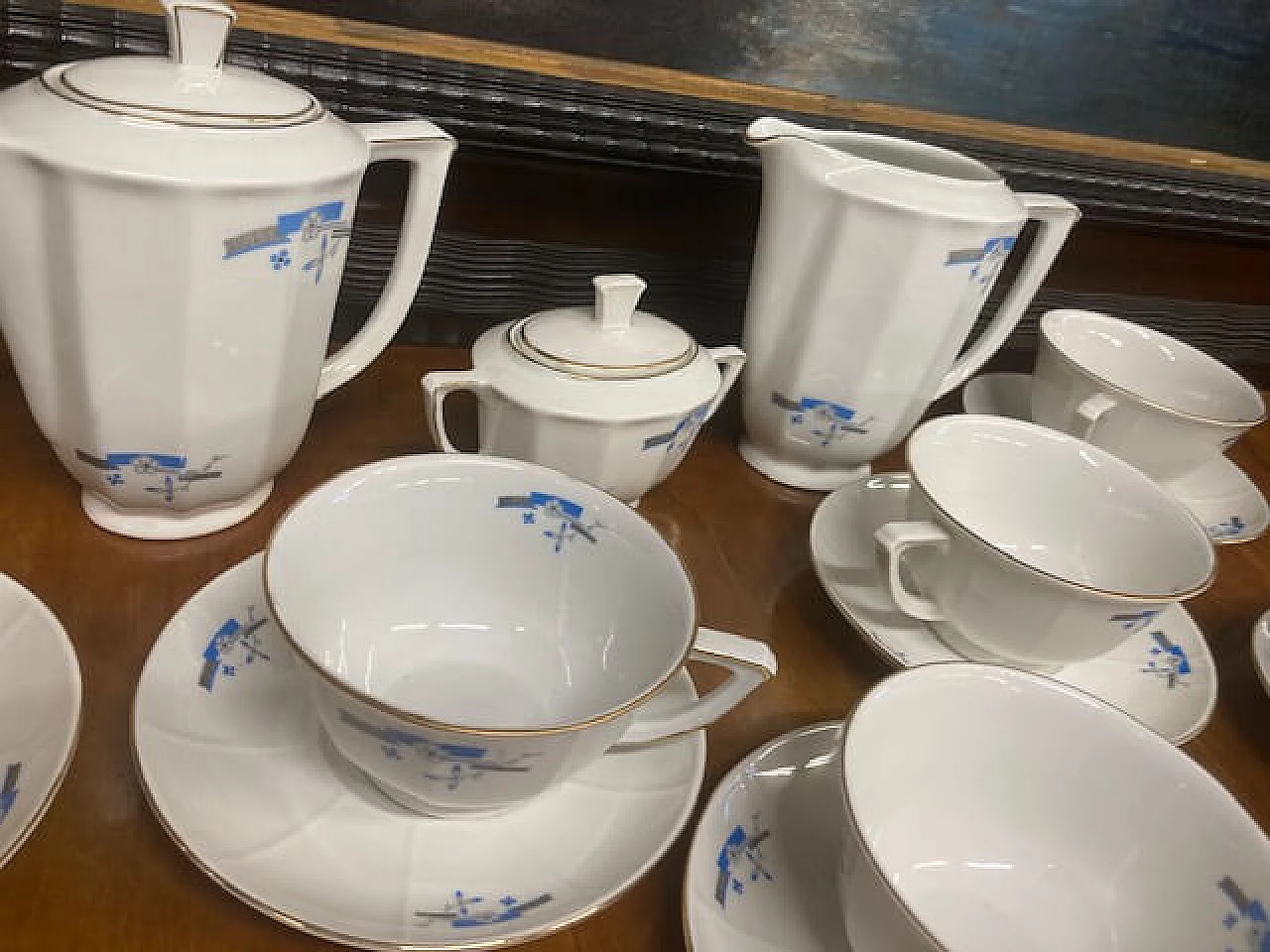 Richard Ginori porcelain tea set, 1939 10