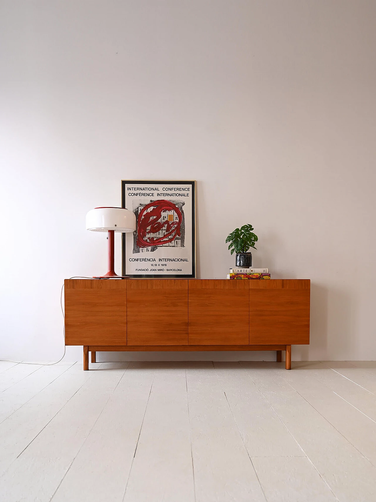 Scandinavian teak sideboard by Nils Jonsson, 1960s 1