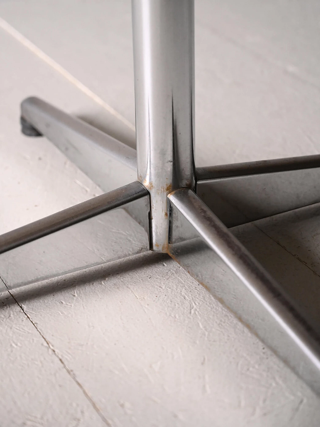 Tavolino da caffè in marmo e metallo, anni '70 9