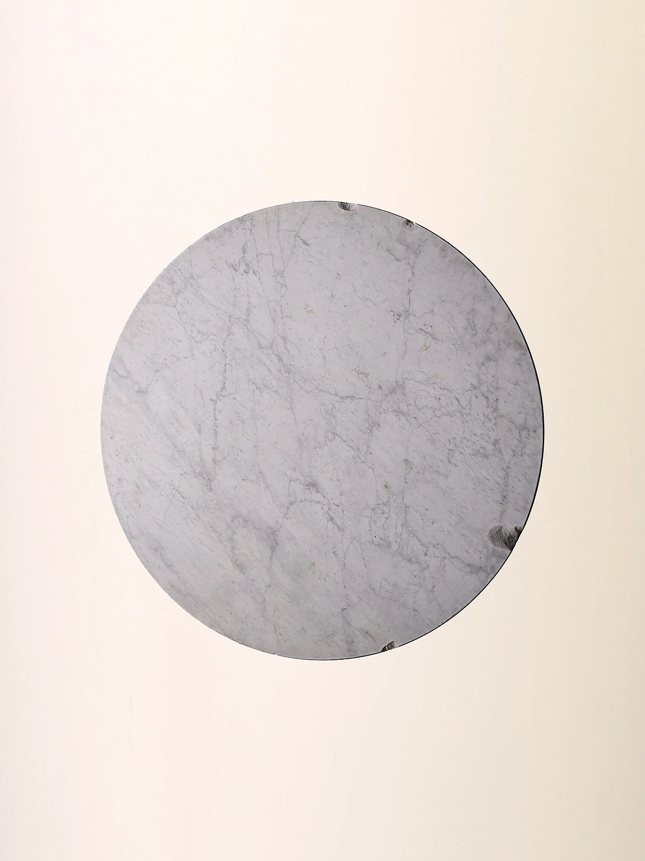 Tavolino da caffè in marmo e metallo, anni '70 10