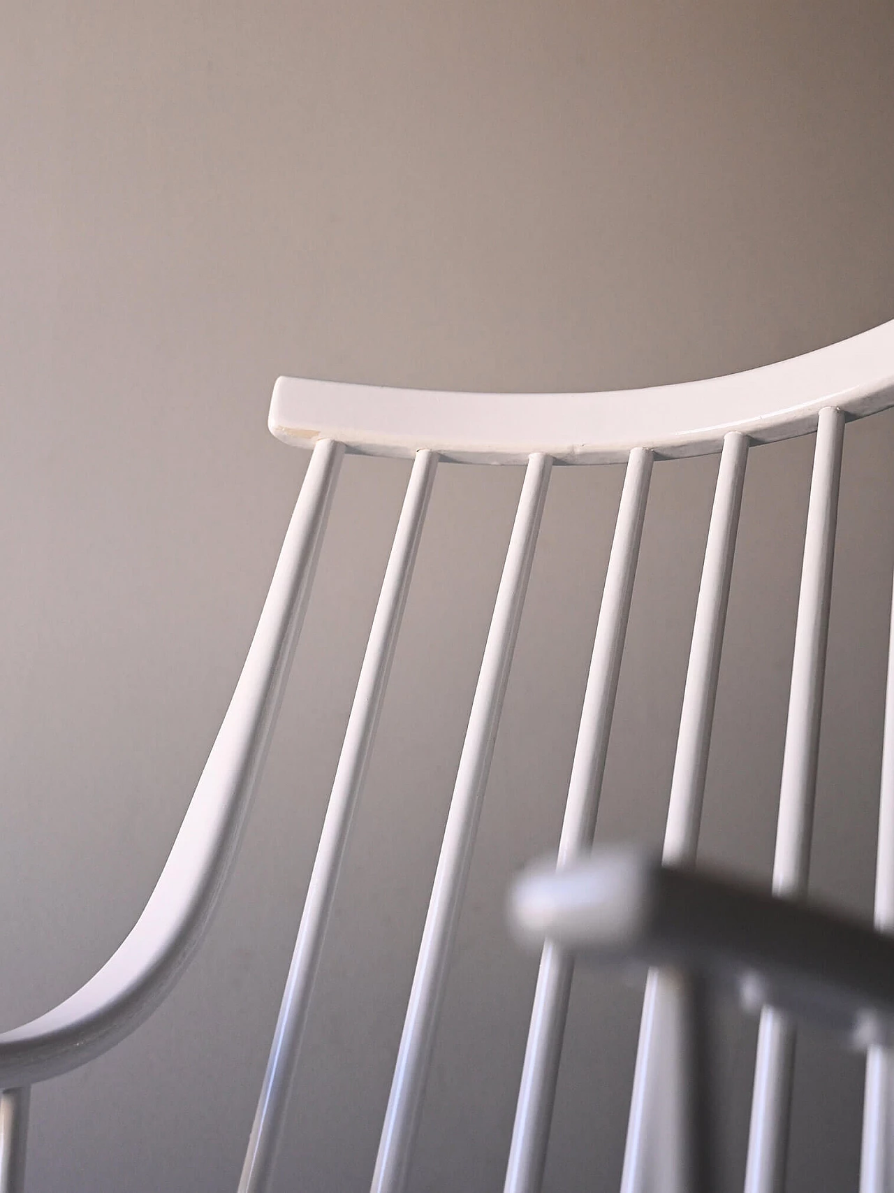 Pair of wooden Grandessa chairs by Lena Larsson, 1950s 7