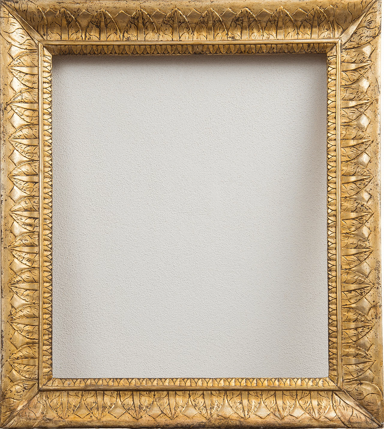 Neapolitan Empire carved and gilded wood frame, early 19th century 4