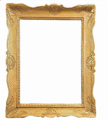 Neapolitan Empire gilded wood frame, early 19th century