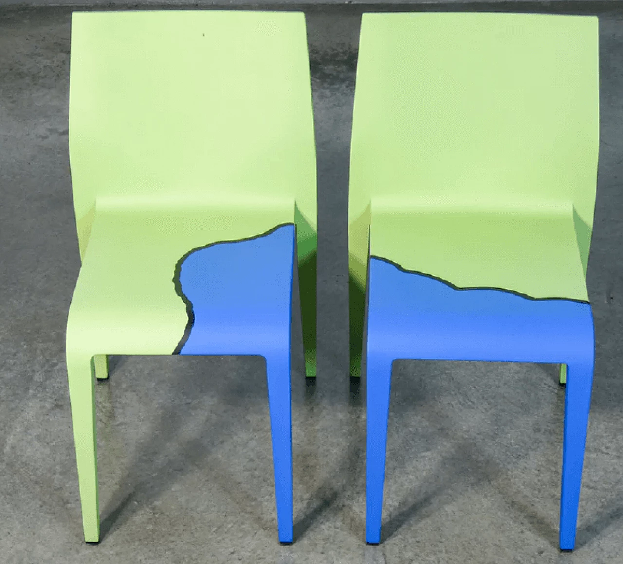 4 Laleggera Chairs by Riccardo Blumer for Alias, 2000s 6