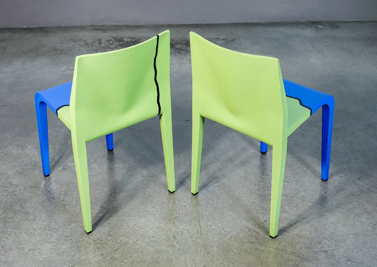 4 Laleggera Chairs by Riccardo Blumer for Alias, 2000s 8